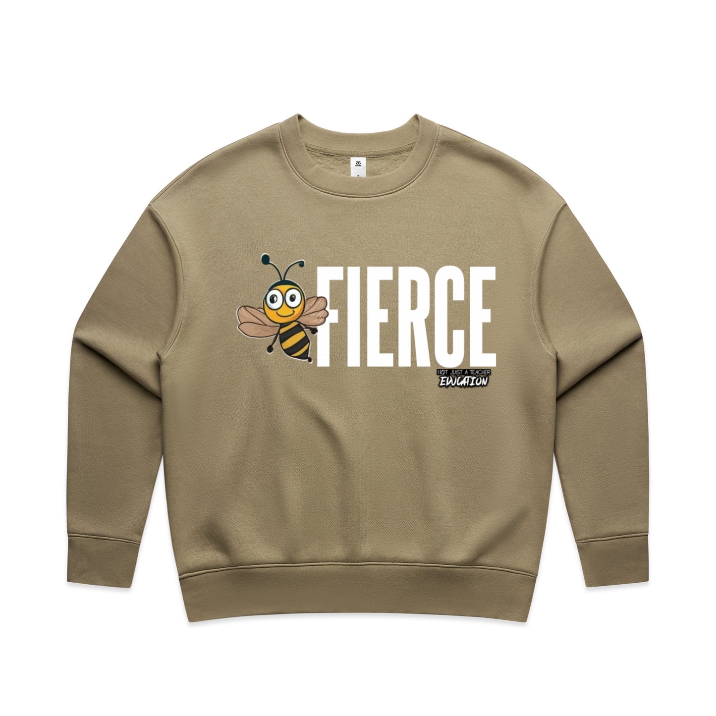 Bee Fierce Relax Feminine Cut Crew