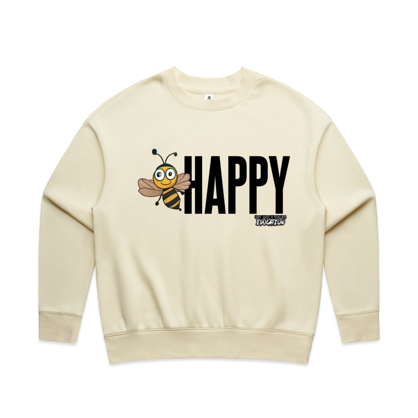 Bee Happy Relax Feminine Cut Crew