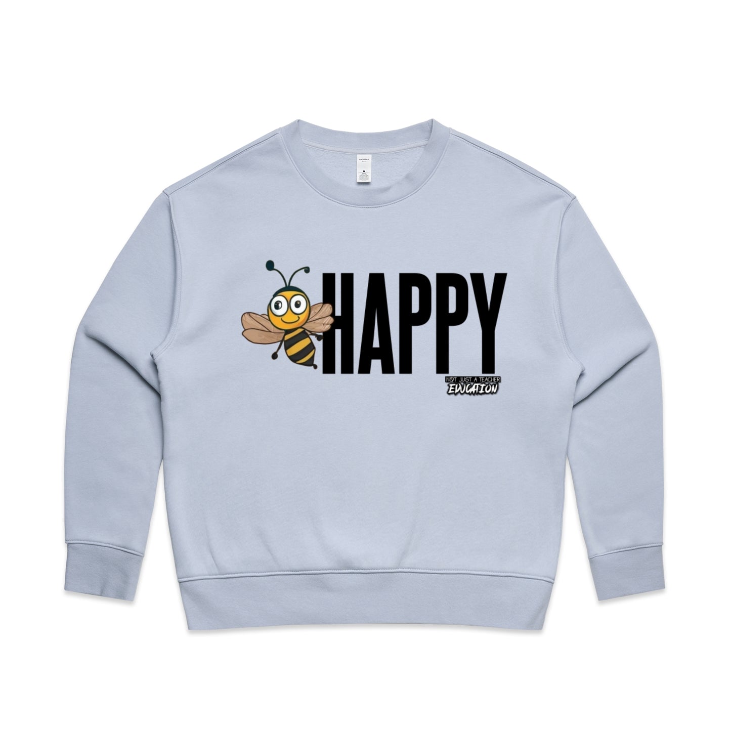 Bee Happy Relax Feminine Cut Crew