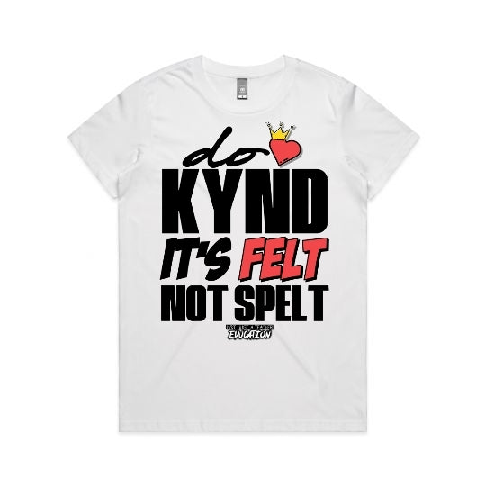 It's Felt Not Spelt Maple Tee
