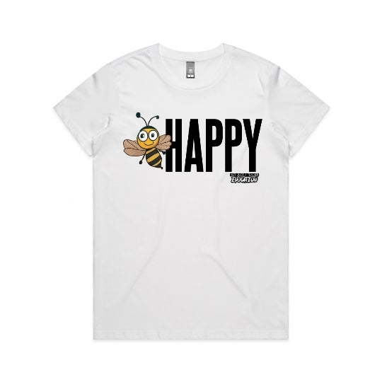 Bee Happy Maple Tee